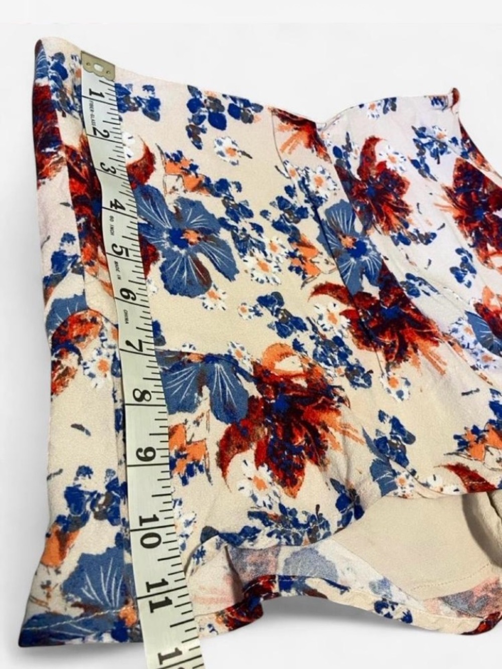 Free People Floral High Waist Flowy Boho Flutter Shorts Women’s Size 2 - Picture 4 of 7